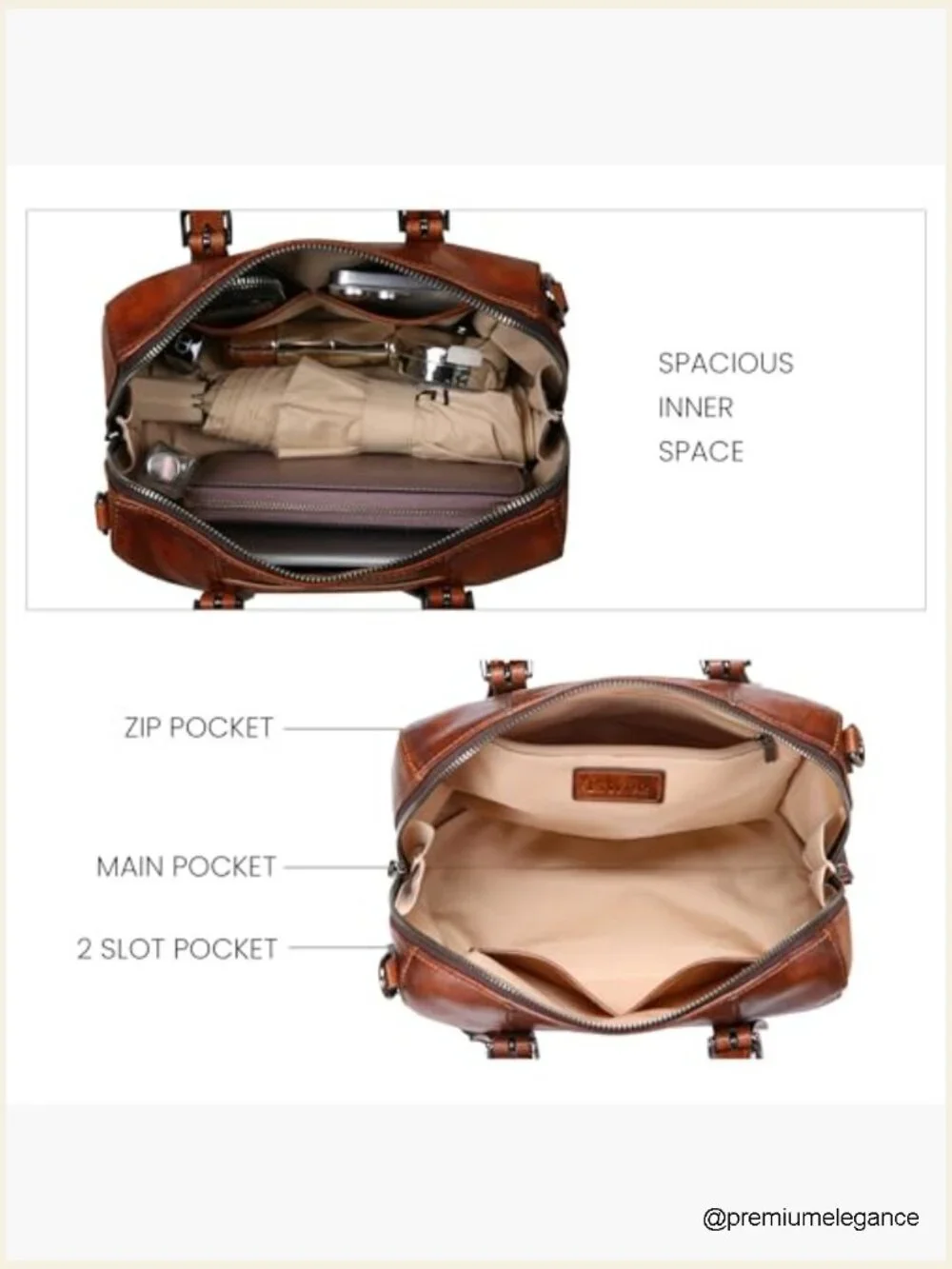 Genuine Leather Hobo Crossbody Bag Satchel Handbag Top Handle Purse Travel